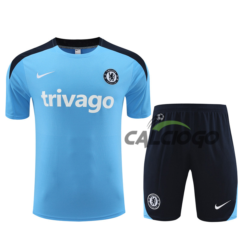 Kit Gara Chelsea Manica Corta Pantaloncini 2024-2025