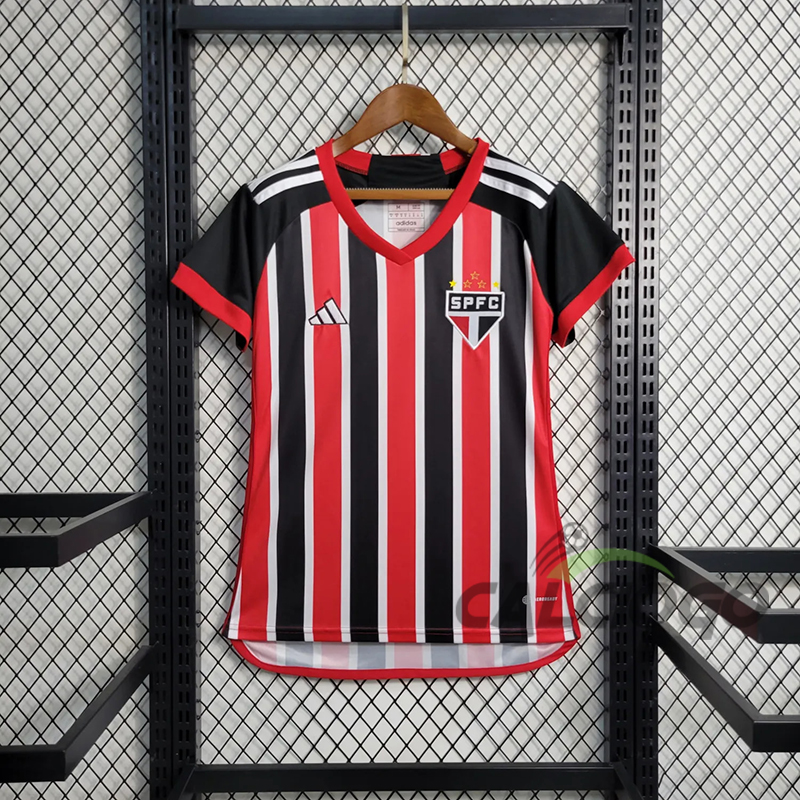 São Paulo FC Femmina Jersey Away 2023-2024