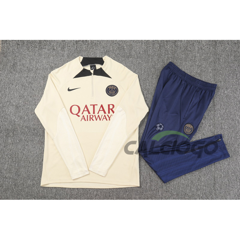 Tuta Paris PSG Felpa Zips Pantaloni 2023-2024