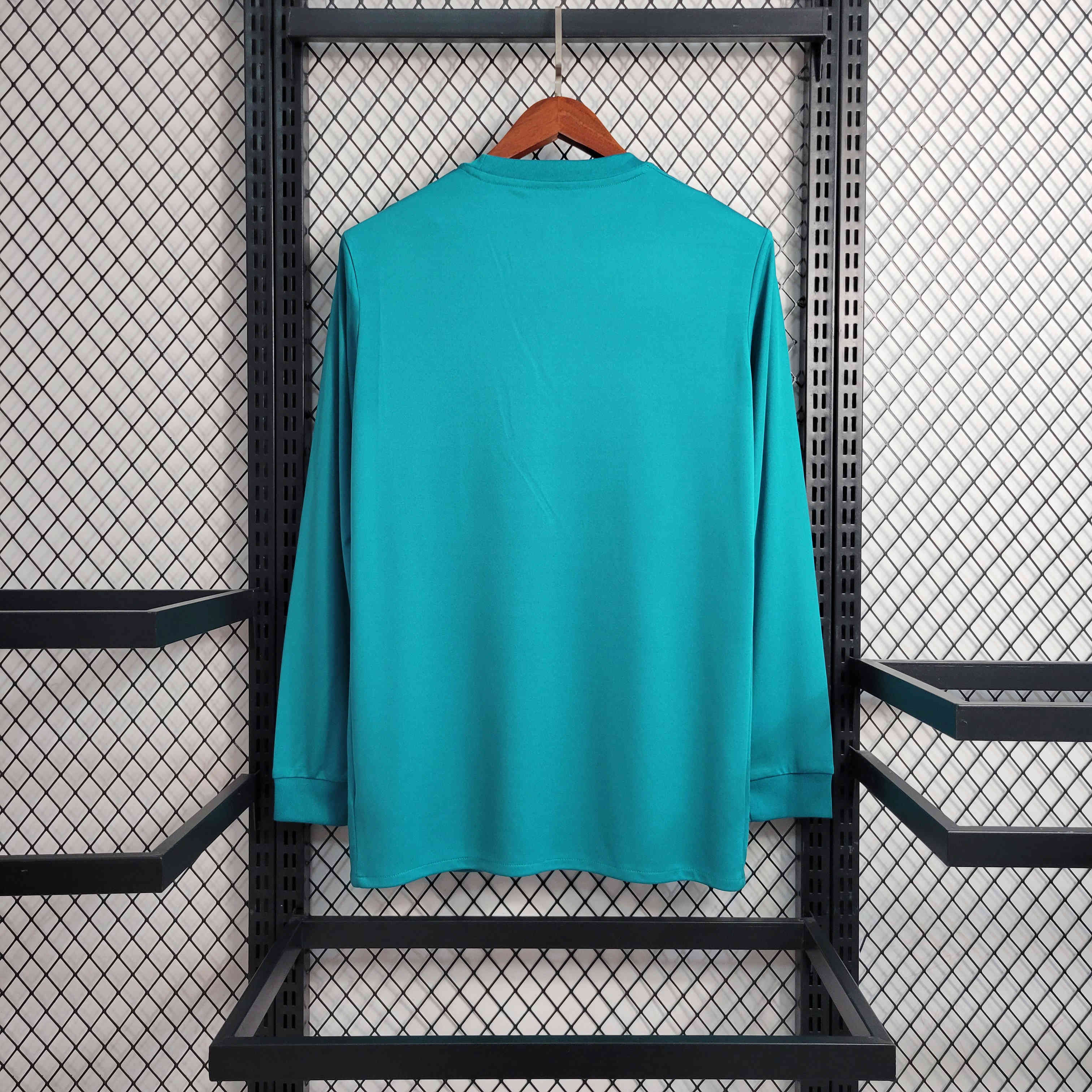 Retro Real Madrid 17-18 Third Long Sleeve Jersey-CKK-1