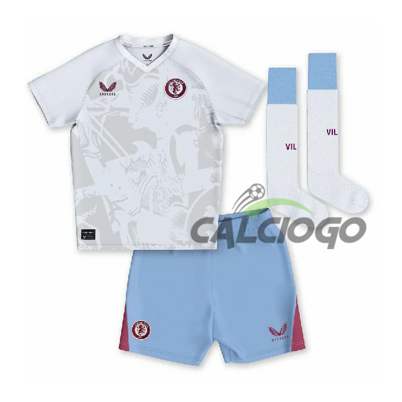 Kit Gara Aston Villa Away Bambino 2023-2024