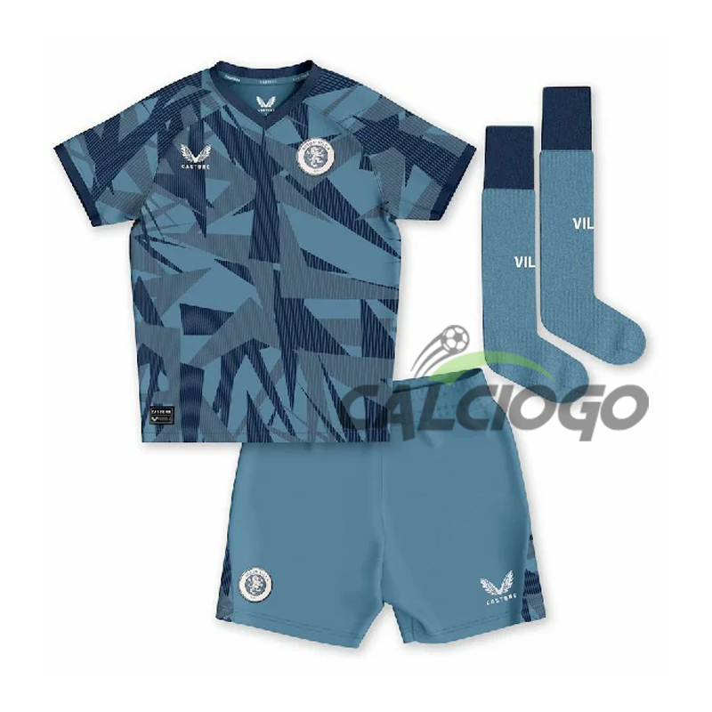 Kit Gara Aston Villa Bambino 2023-2024