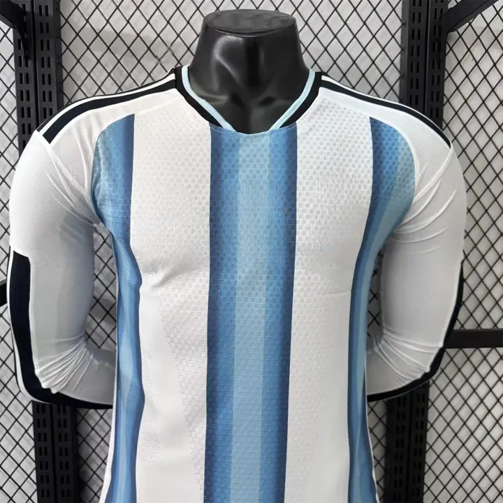 Argentina 2026 Home Long Sleeves Jersey Player Version | National Team Football Shirt-CKK-1