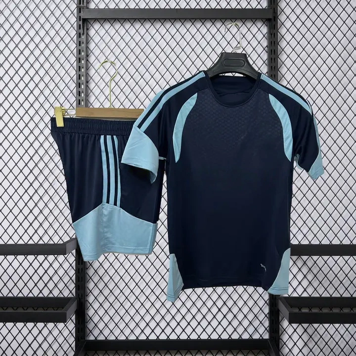 Argentina 2026 Black Pre Match Training Kids Kit | Kids Football Kit-CKK-1