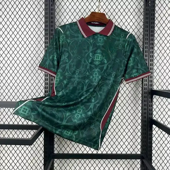 Portugal 2026 Green Special Polo Jersey  Fans Version