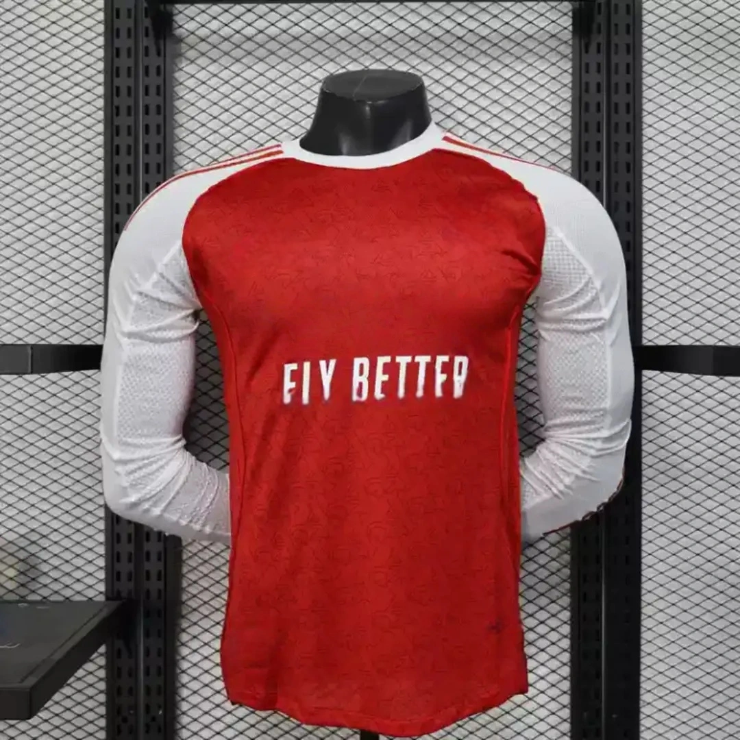 Arsenal 25-26 Home Long Sleeves Jersey - Player Version-CKK-1