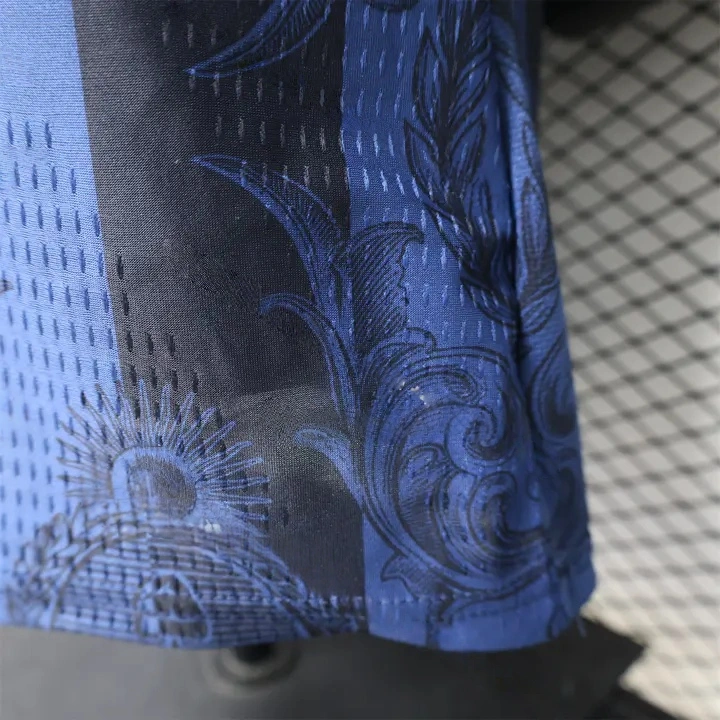 Argentina 2026 Dark Blue And Black Pattern Sun Special Edition Jersey Player Version | National Team Football Shirt-CKK-1