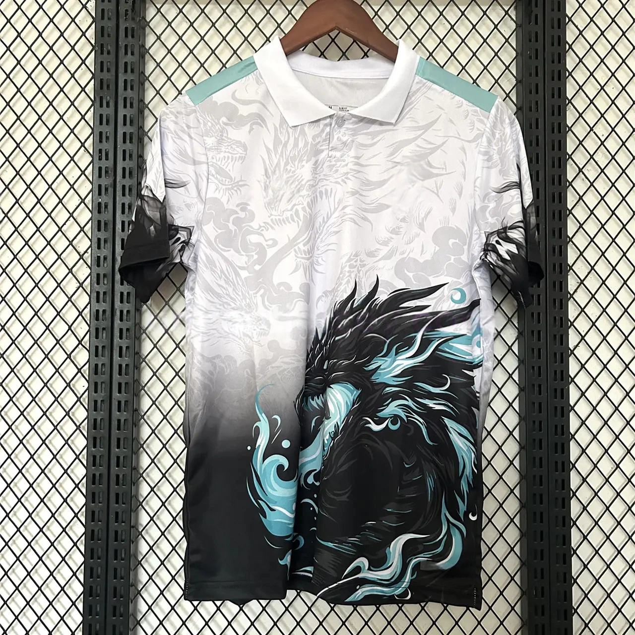 Real Madrid 25-26 Blue Fire Black Dragon Special Edition Jersey - Player Version-CKK-1