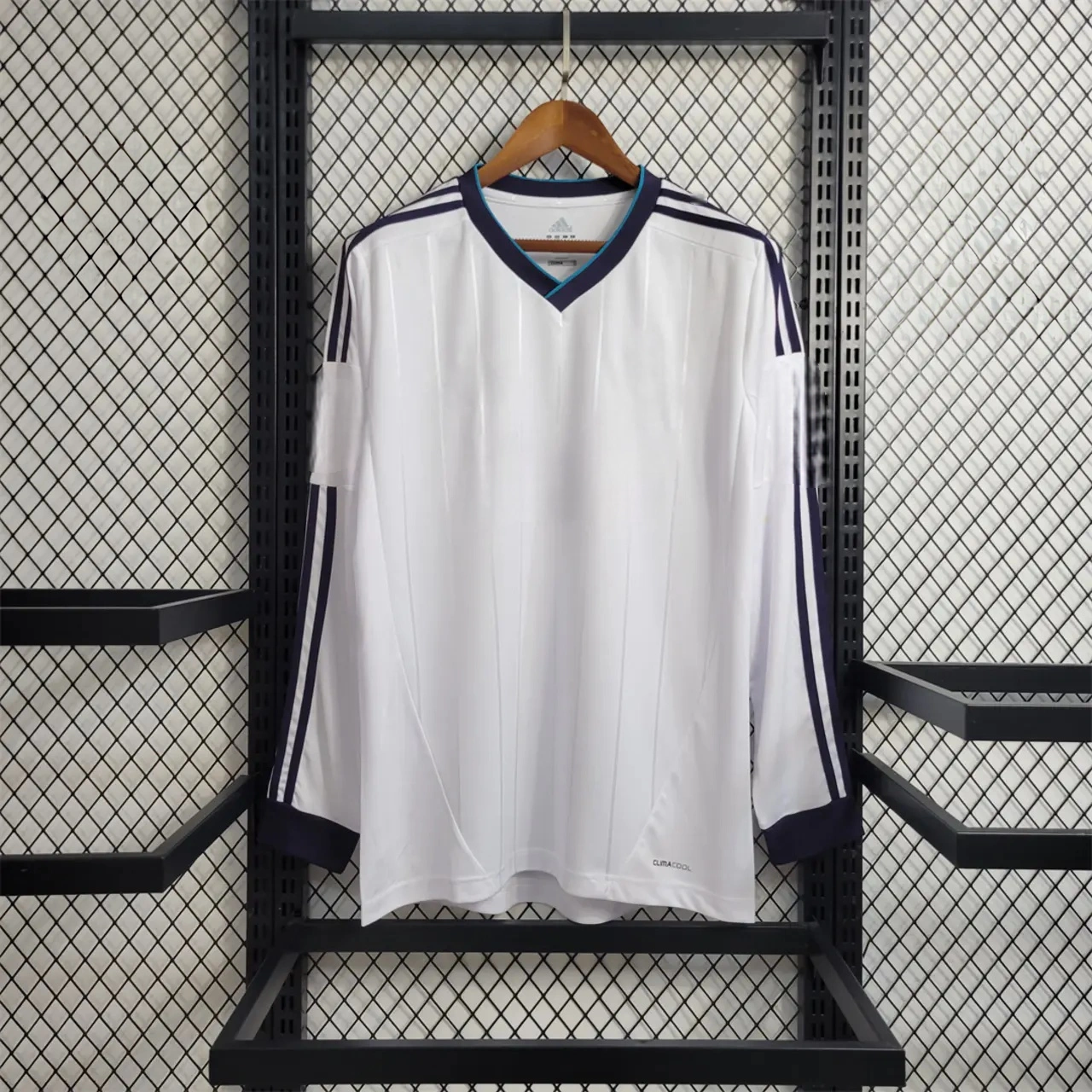 Retro Real Madrid 12-13 Home Long Sleeve Jersey-CKK-1