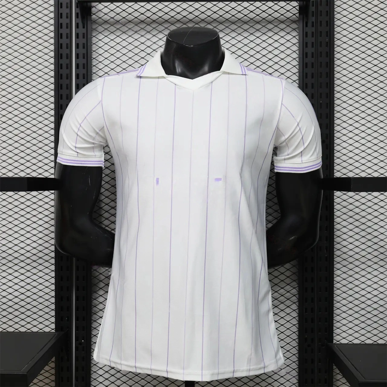 Real Madrid 25-26 Retro Style White Polo Jersey - Player Version-CKK-1