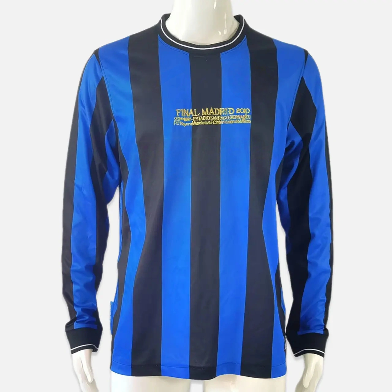 Retro Inter Milan 09-10 Home Stadium Long Sleeve Jersey - Champions League Final-CKK-1