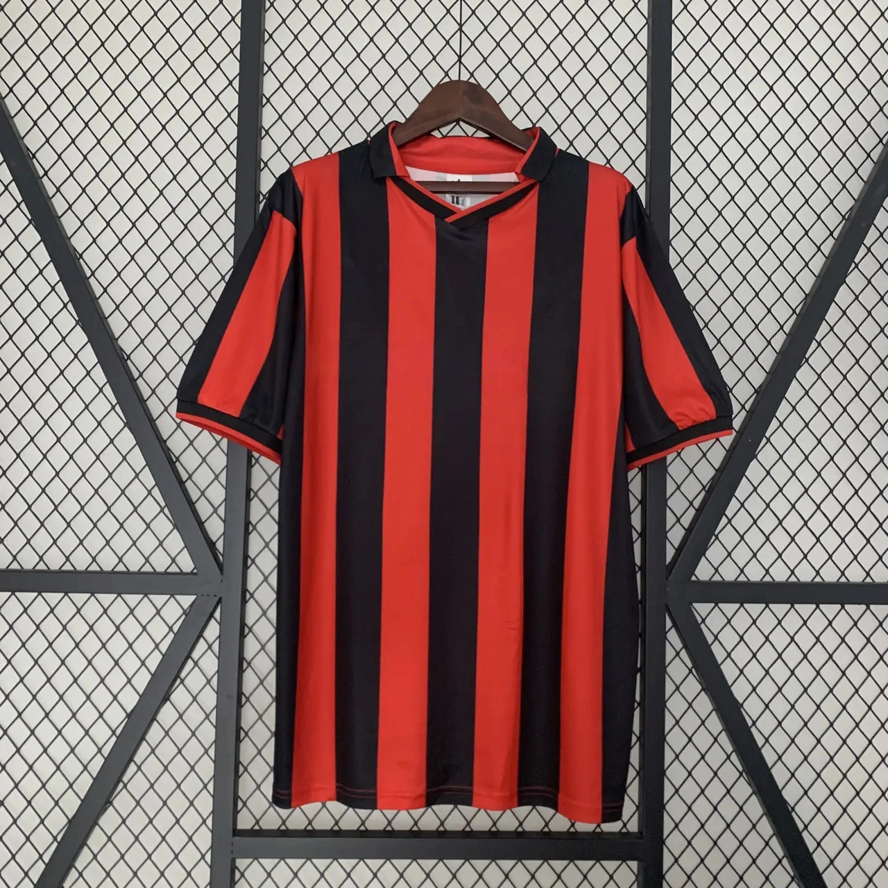 Retro AC Milan 90-91 Home Stadium Jersey-CKK-1