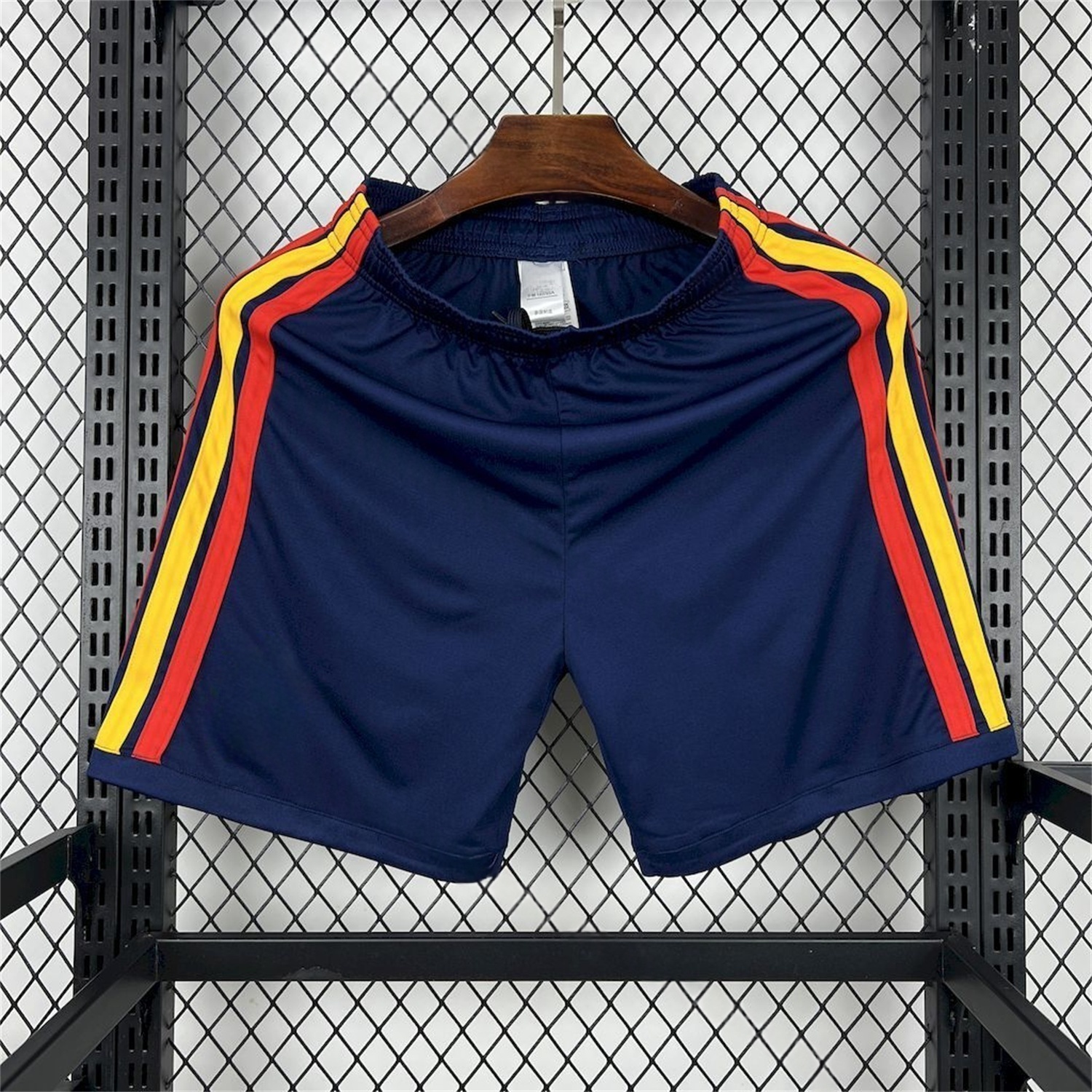 Spain 2026 Home Dark Blue Shorts - Fans Version | Football Shorts-CKK-1