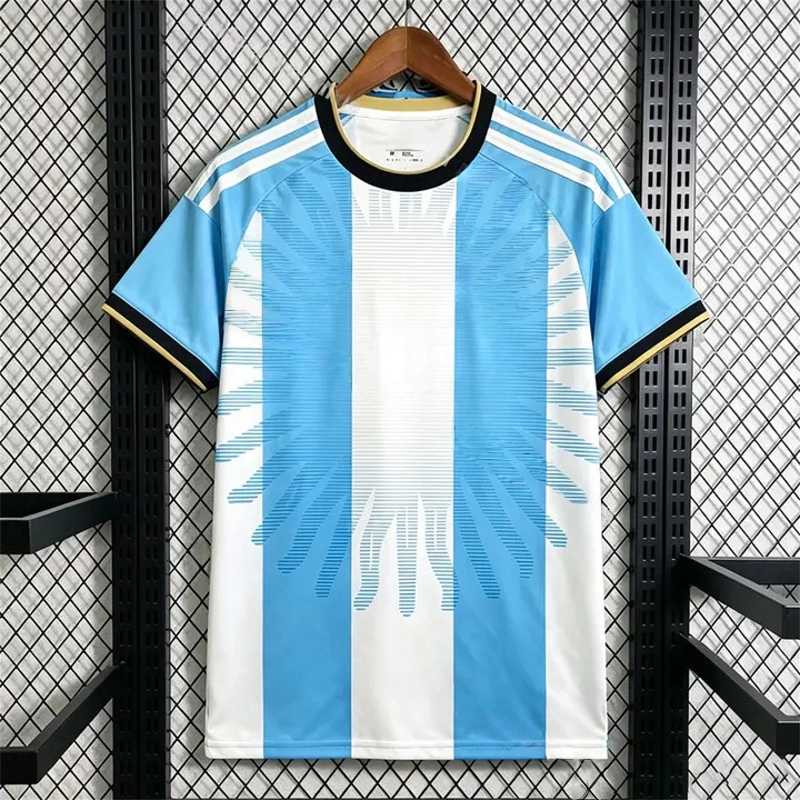 Argentina 2026 Blue White Vertical Stripes Special Jersey Fans Version | National Team Football Shirt-CKK-1