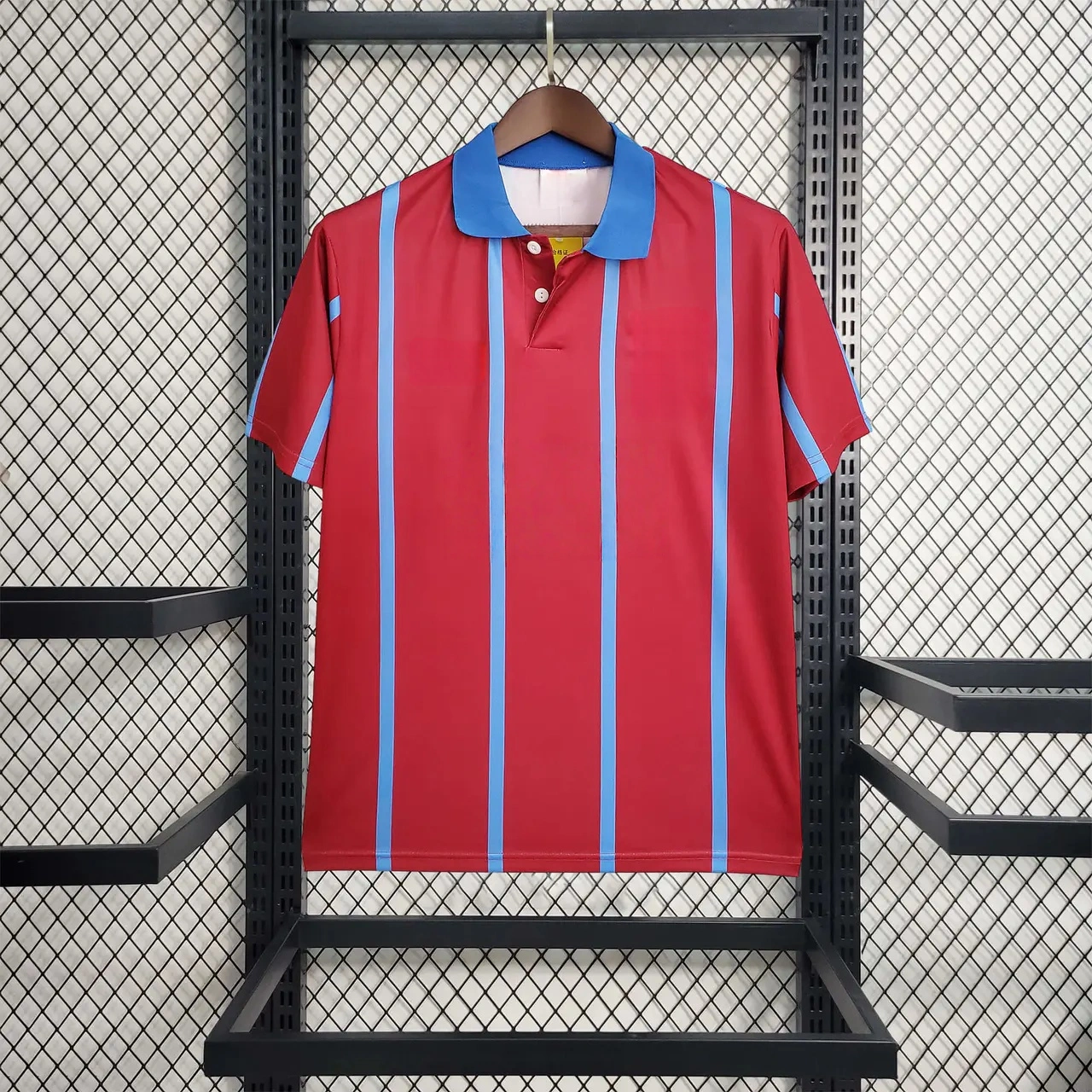 Retro Aston Villa 1993-95 Home Stadium Jersey-CKK-1