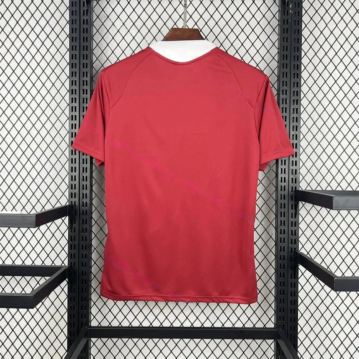 Portugal 2026 Pre-Match Maroon With Blue Green Jersey   Fans Version
