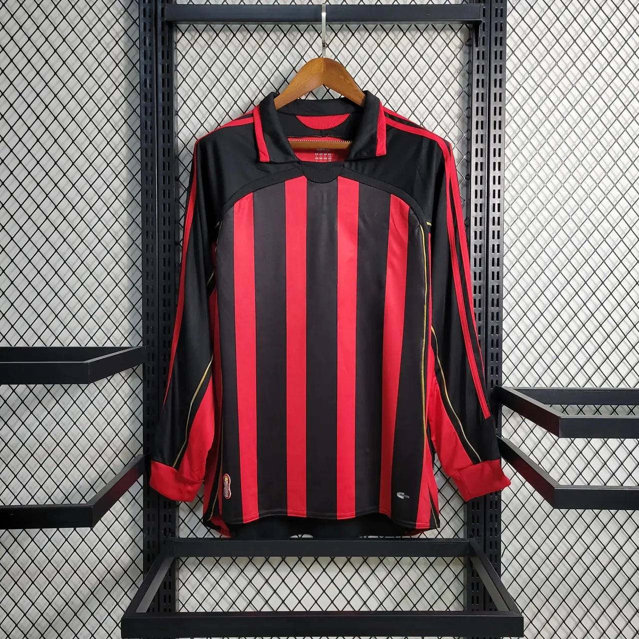 Retro AC Milan 06-07 Home Stadium Long Sleeve Jersey-CKK-1