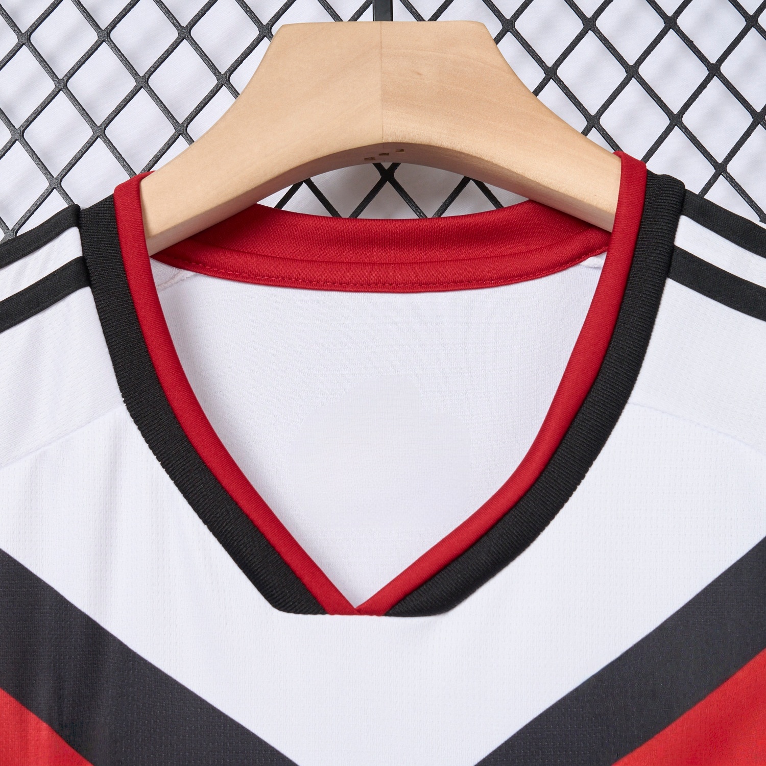 Germany football shirt collar detail