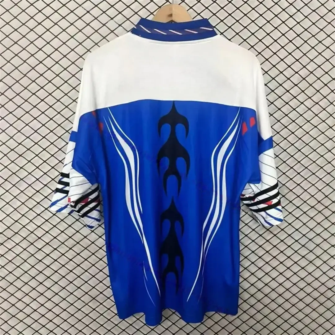 Japan 2026 Retro Style Blue Jersey Fans Version front view
