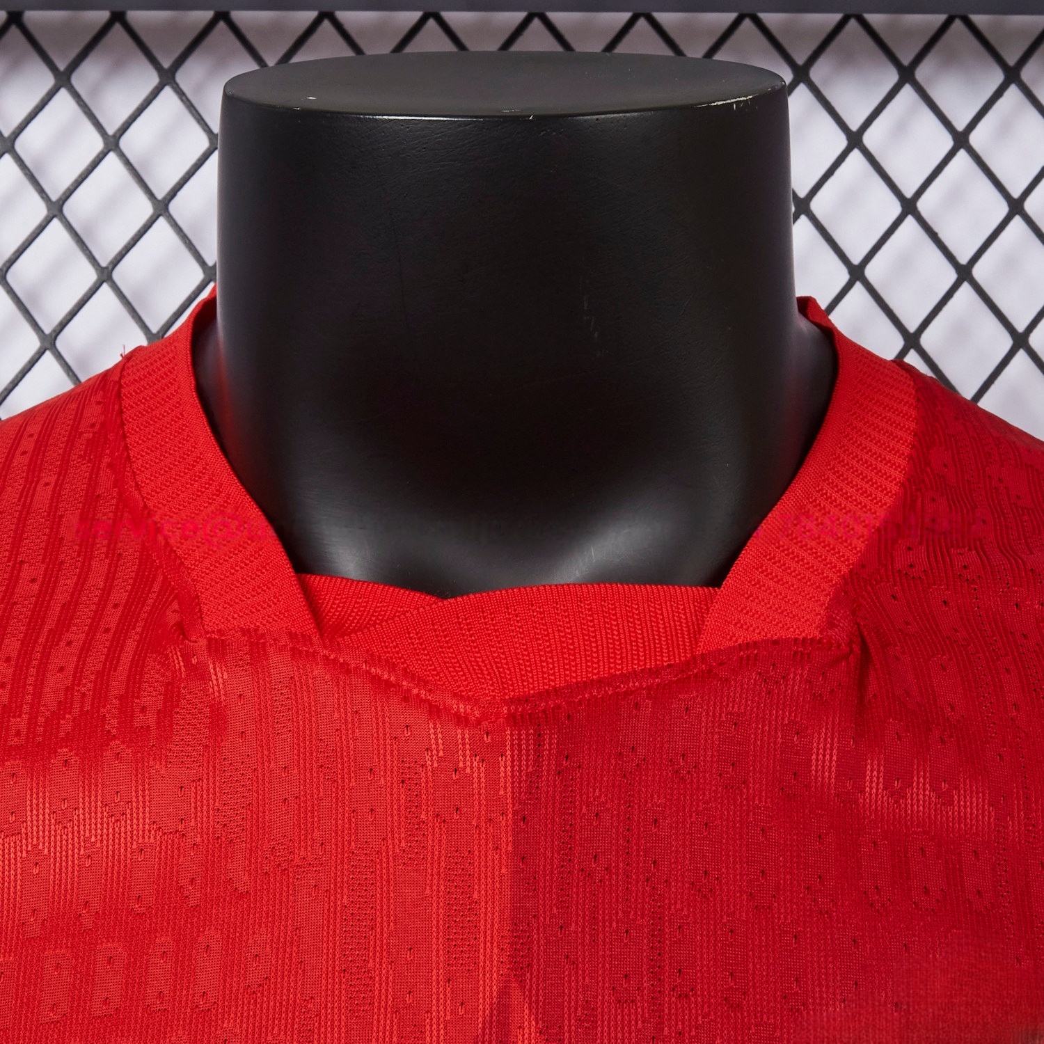 Canada football shirt collar detail
