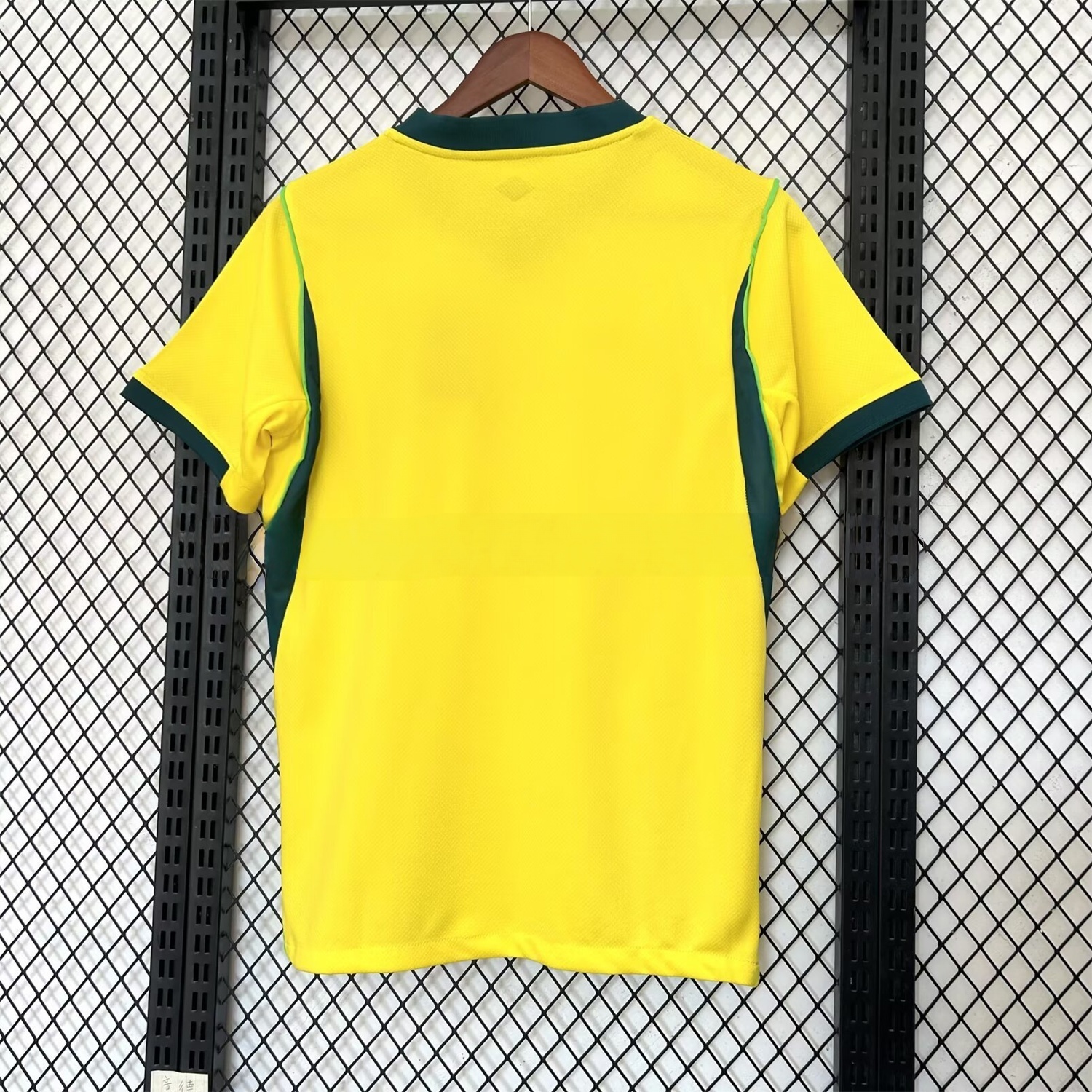 Brazil football jersey Fans Version back view