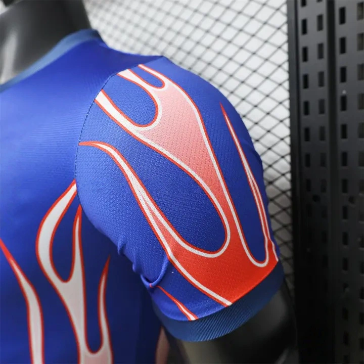 Japan 2026 Red Fire Blue Special Jersey   Player Version