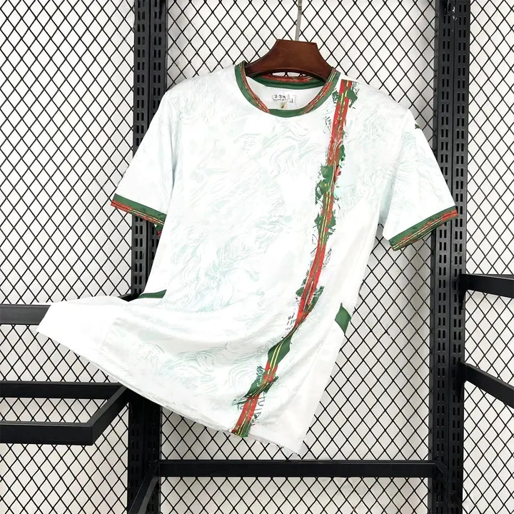Portugal 2026 Pale Mint Green With Moss Green Special Jersey   Fans Version