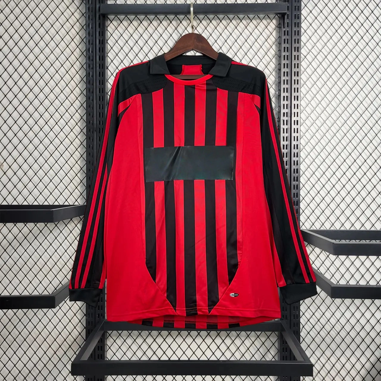 Retro AC Milan 2007-08 Home Long Sleeve Jersey-CKK-1