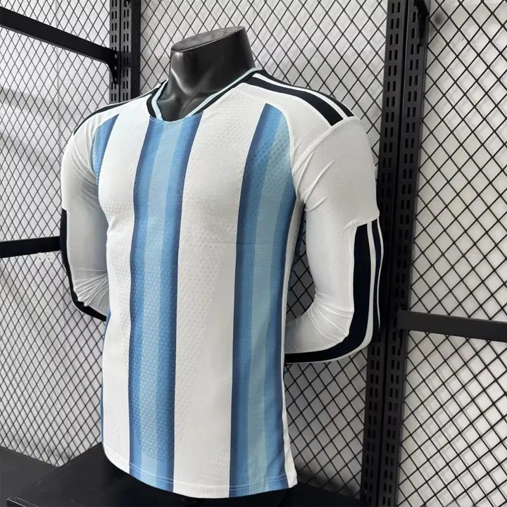 Argentina 2026 Home Long Sleeves Jersey Player Version | National Team Football Shirt-CKK-1