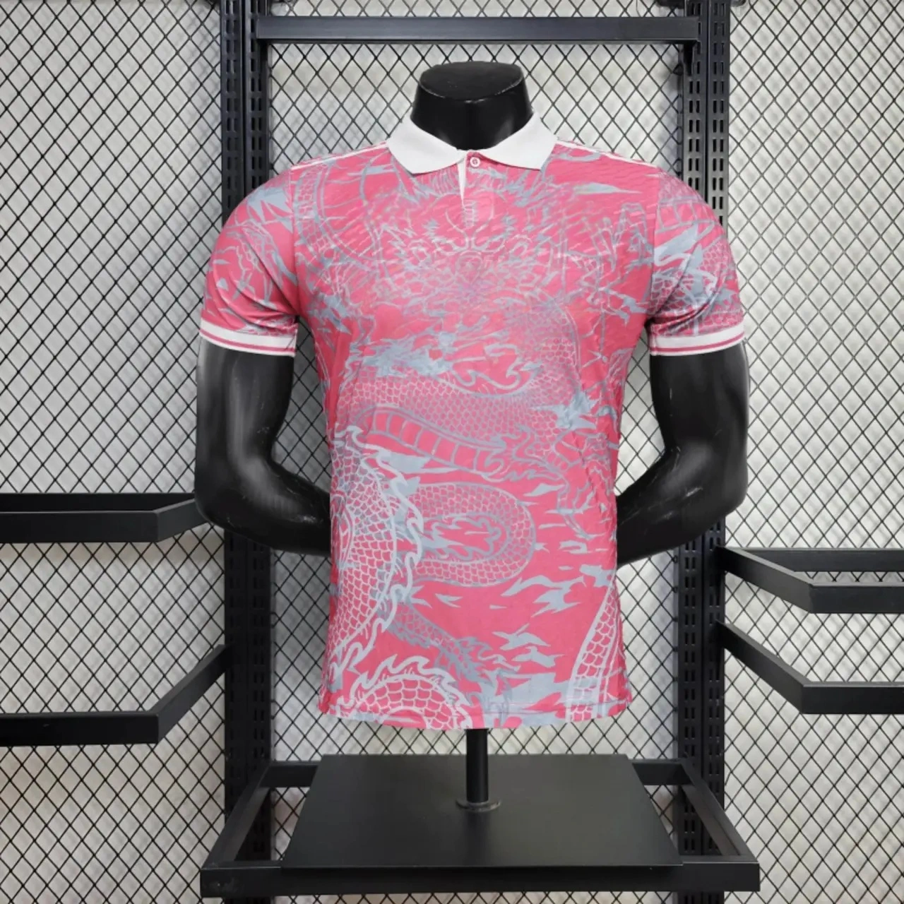 Real Madrid 25-26 Pink and White Gradient Chinese and Western Style Dragon Jersey - Player Version-CKK-1