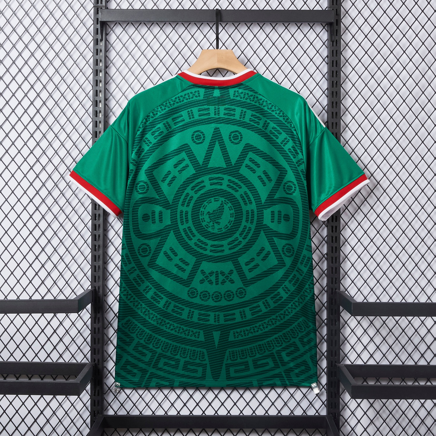 Mexico football jersey Fans Version back view