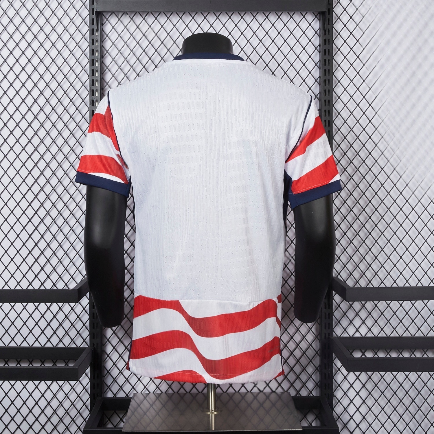 【Back Blank】United States USA soccer jersey breathable fabric detail