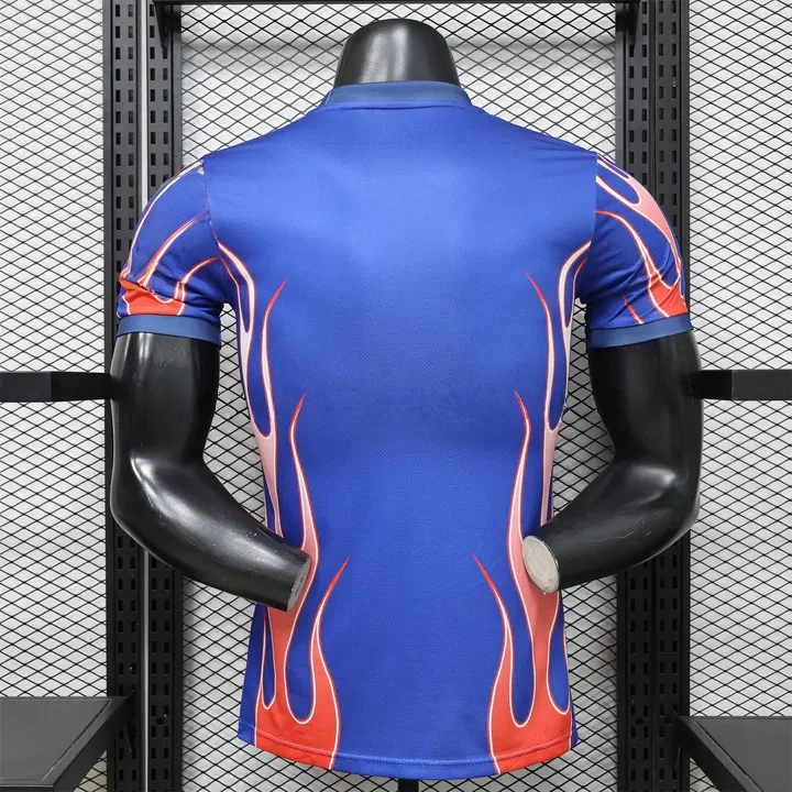 Japan 2026 Red Fire Blue Special Jersey   Player Version