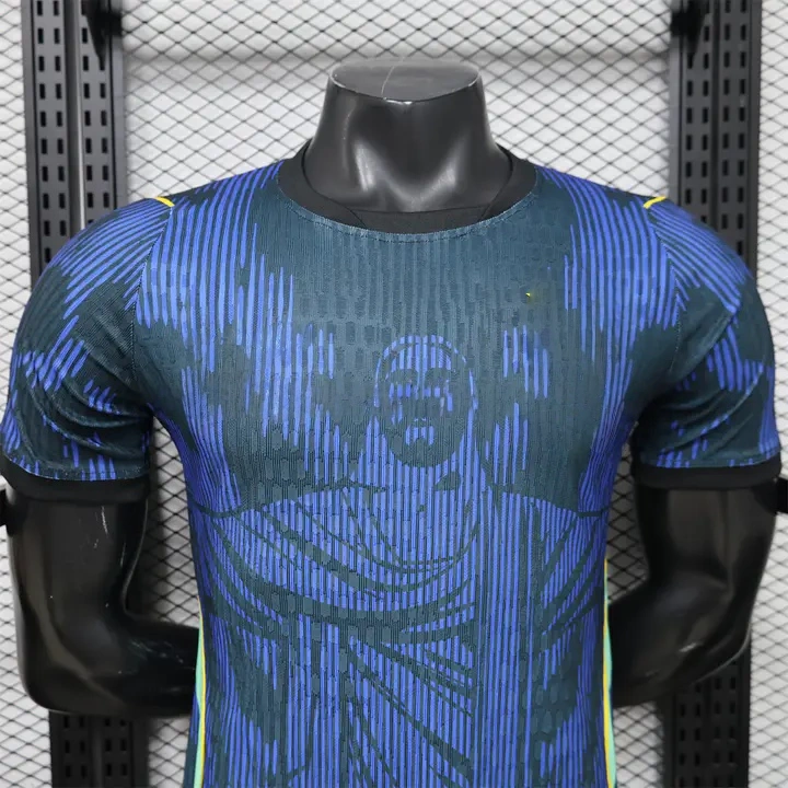 Brazil 2026 Jesus Blue Special Jersey Player Version | National Team Football Shirt-CKK-1