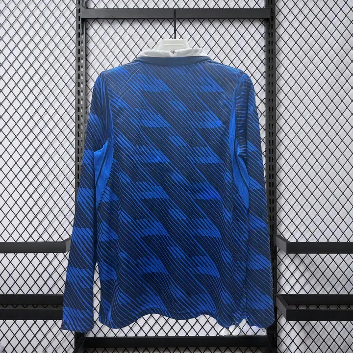France 2026 Home Long Sleeves Jersey   Fans Version