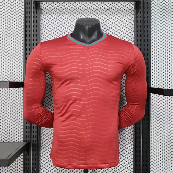 Portugal 2026 Home Long Sleeves Jersey   Player Version
