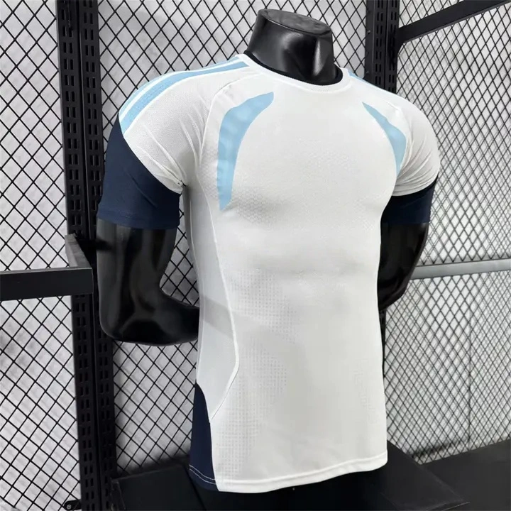 Argentina 2026 White Pre Match Training Jersey Player Version | Football Training Shirt-CKK-1