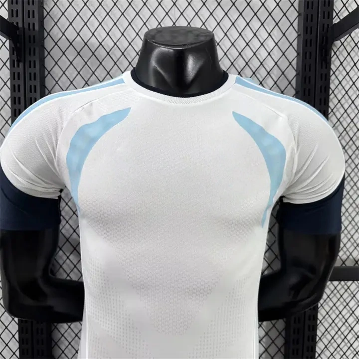 Argentina 2026 White Pre Match Training Jersey Player Version | Football Training Shirt-CKK-1