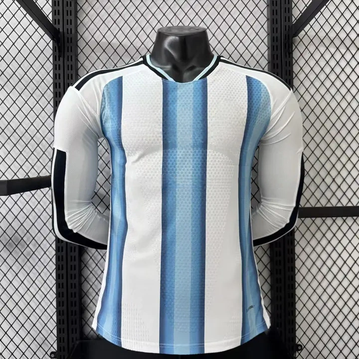 Argentina 2026 Home Long Sleeves Jersey Player Version | National Team Football Shirt-CKK-1