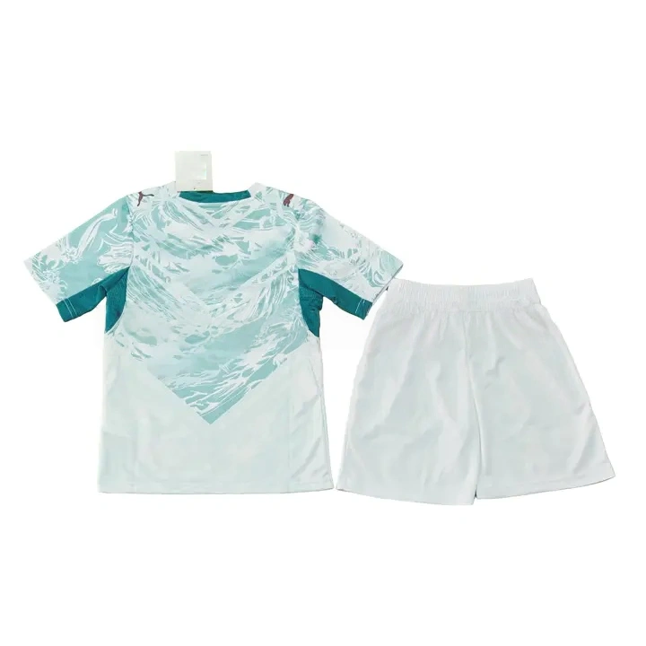 Portugal 2026 Away White And Cyan Kids Kit