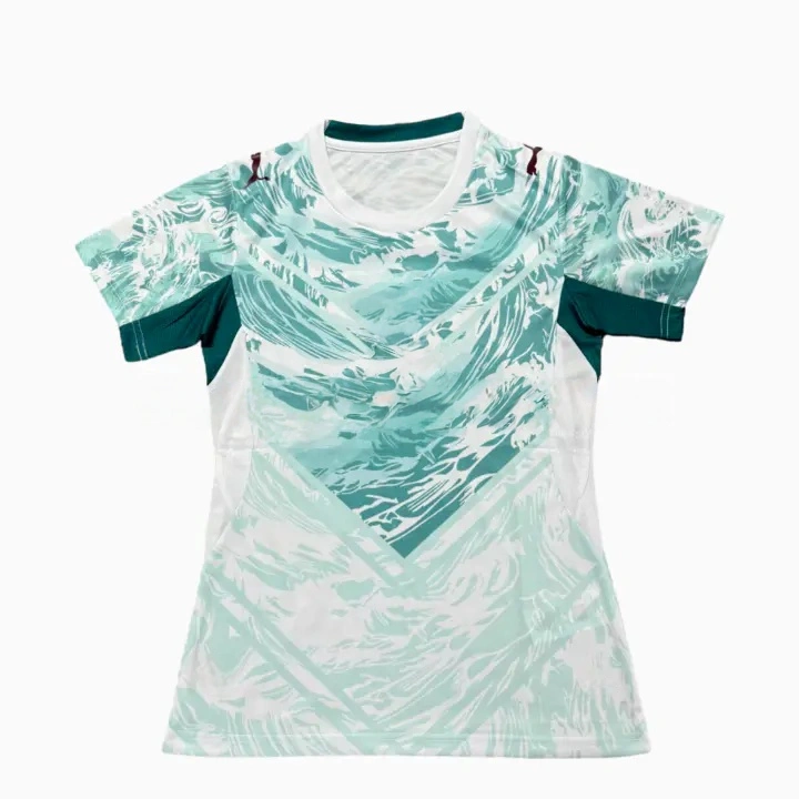 Women's Portugal 2026 Away White And Cyan Jersey