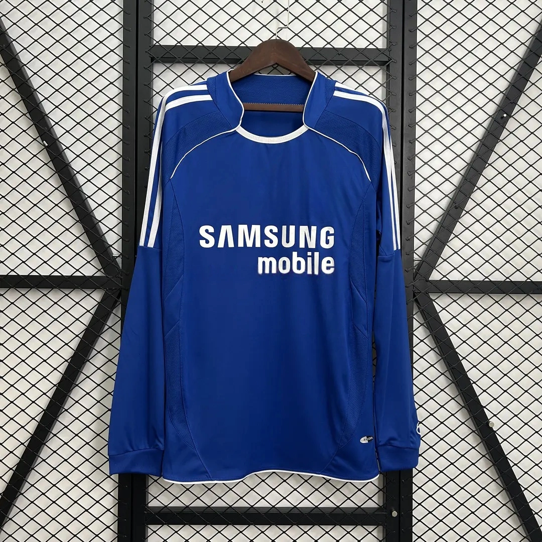 Retro C.H.E.L.S.E.A 2006-07 Home Long Sleeves Jersey-CKK-1