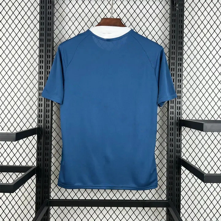 Portugal 2026 Muted Blue With Emerald Green Pre-Match Jersey   Fans Version