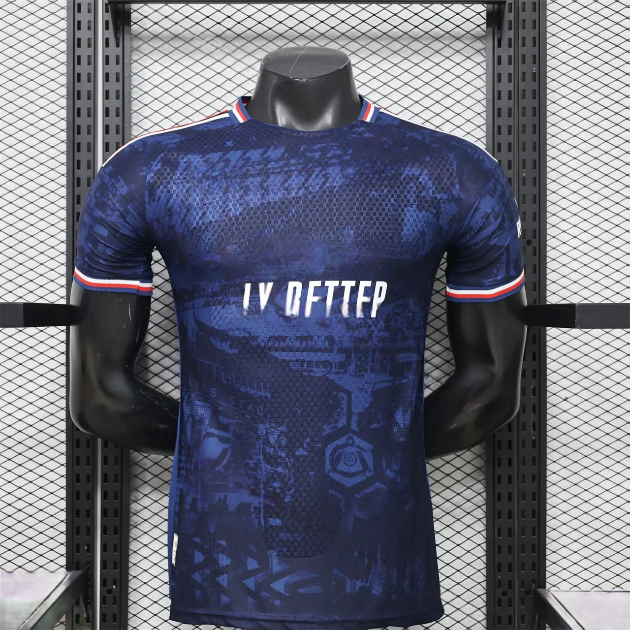 Arsenal 26-27 Dark Blue Digital Pattern Cannon Special Edition Jersey - Player Version-CKK-1