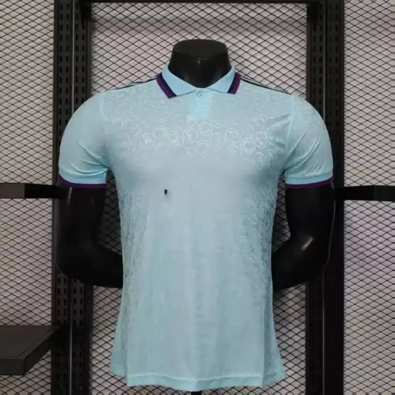 Arsenal 25-26 Light Blue POLO Letter Pattern Special Jersey - Player Version-CKK-1