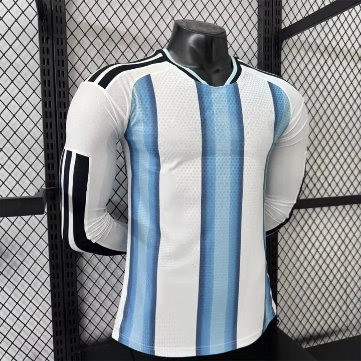 Argentina 2026 Home Long Sleeves Jersey Player Version | National Team Football Shirt-CKK-1