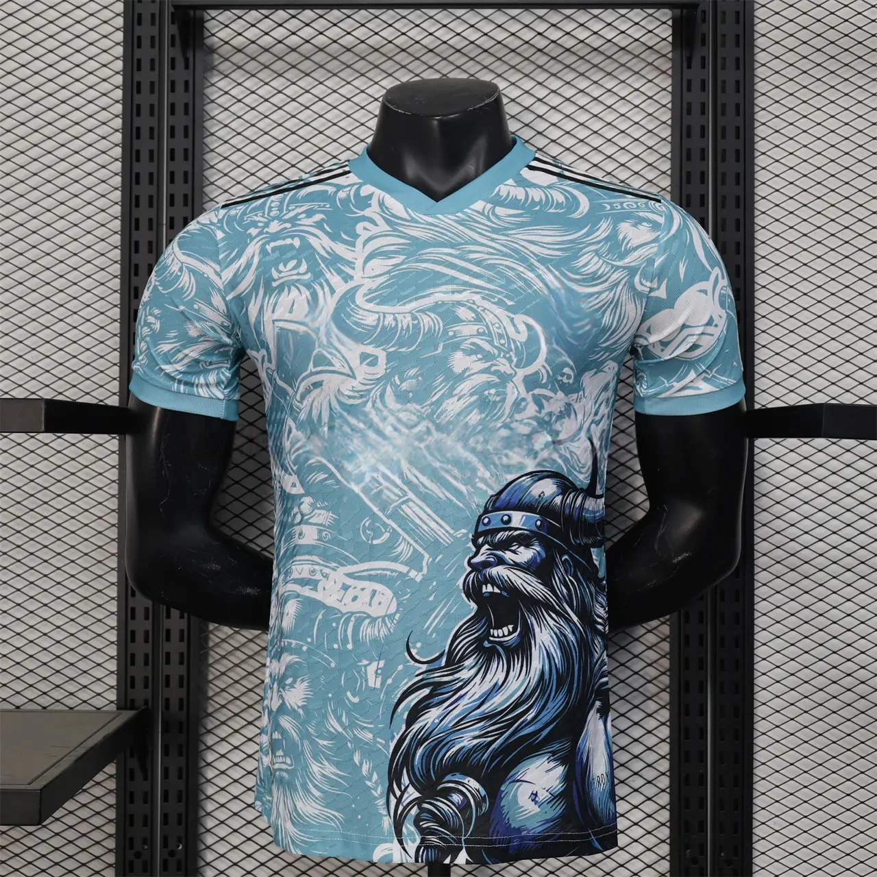 Real Madrid 25-26 Blue Viking Roar Special Edition Jersey - Player Version-CKK-1