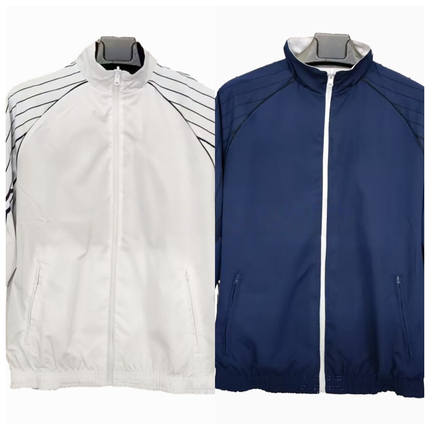 PSG 24-25 Wings Reversible Windbreaker White Front View