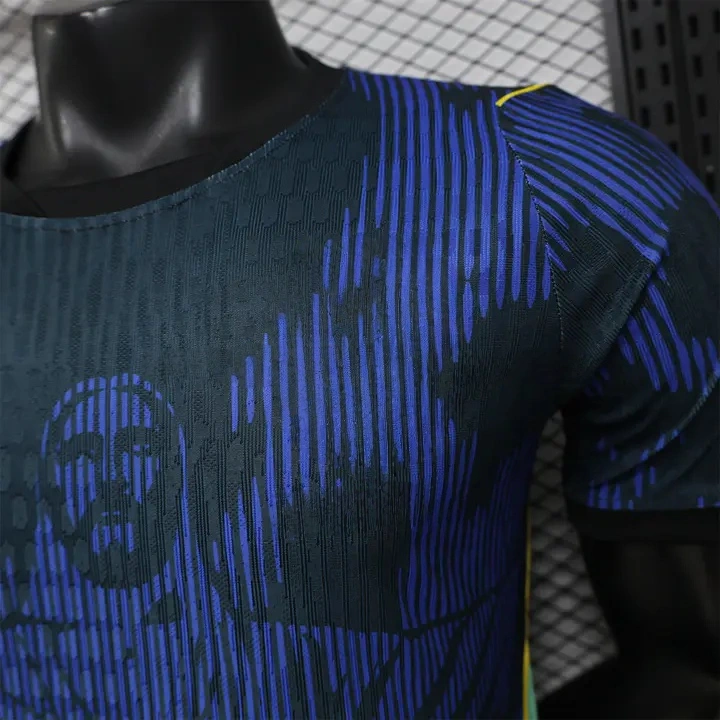 Brazil 2026 Jesus Blue Special Jersey Player Version | National Team Football Shirt-CKK-1