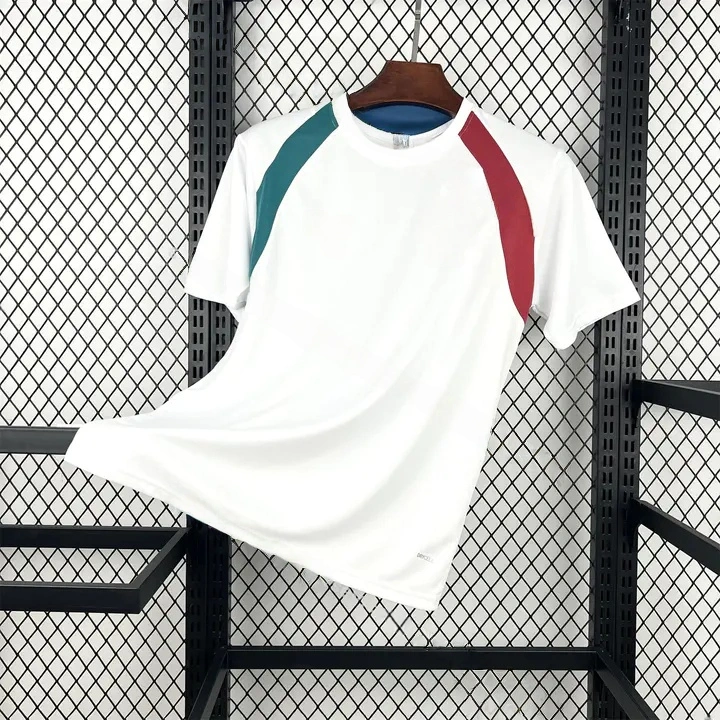 Portugal 2026 Pre-Match White With Red And Green Jersey   Fans Version